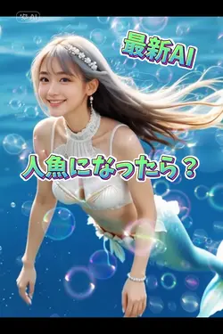 人魚になるエフェクト