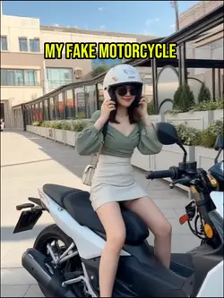 the fake motorcycle 