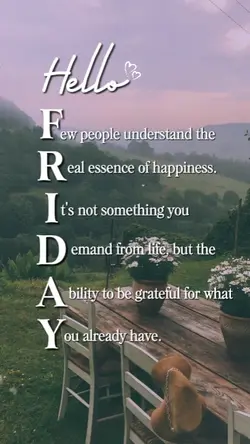 Friday be grateful