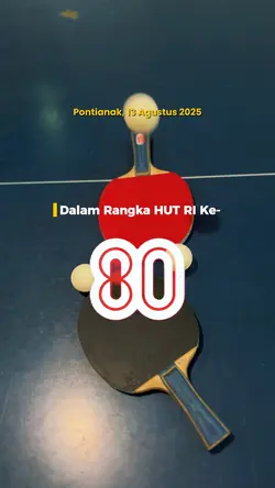 Tenis Meja HUT RI 80