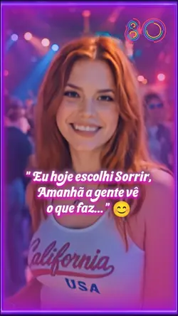 Sorrir Anos 80 dança