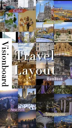 Travel visionboard