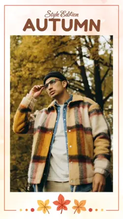 Business Template Autumn Sale Topic Clothing