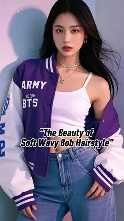 soft wavy bob style 