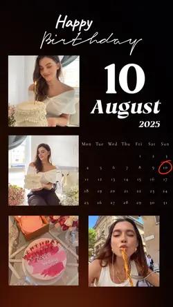 BIRTHDAY 10 AUGUST