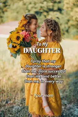 with my daughter