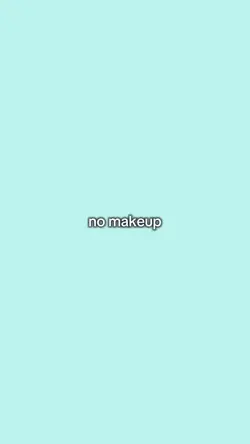 no makeup