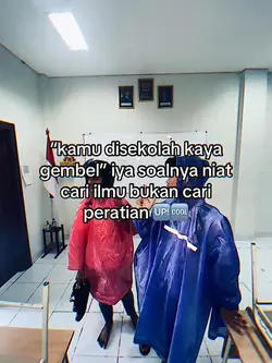kamu disekolah kaya