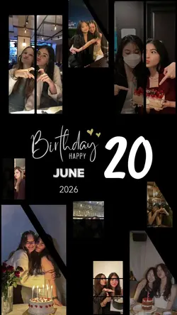 Birthday 20 June