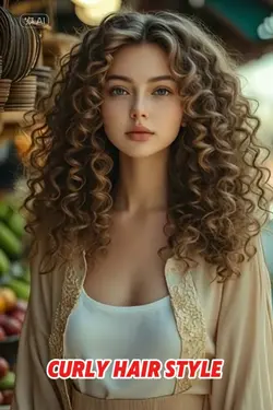 Curly Hair Style 