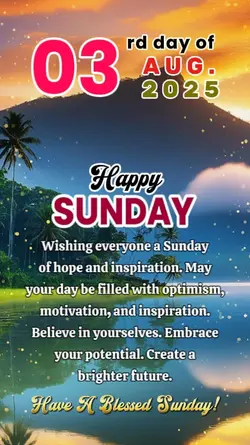 Happy Sunday 