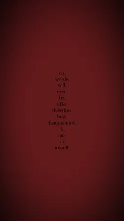 disappointed 