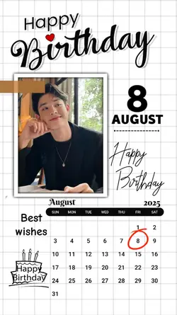 8 AUGUST HBD 2025