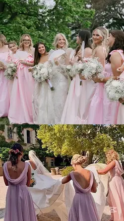 Bridesmaid on duty