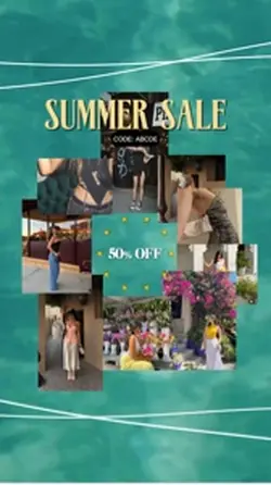 summer sale promo