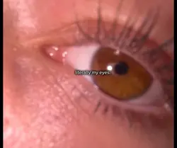 amber eyes