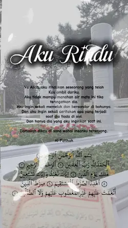 Rindu Arwah Ibu Ayah