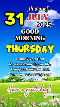July 31/Thursday 