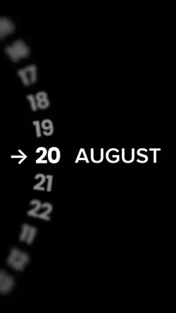BIRTHDAY 20 AUGUST