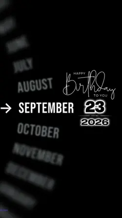Septmber 23rd Brthdy