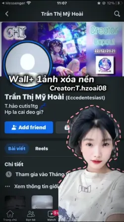 Wall + 1ảnh xóa nền