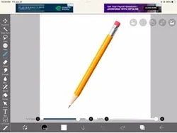 the pencil:
