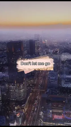 Don't let me go