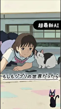 【もしもジブリの世界だったら🐈‍⬛】