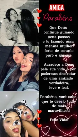 Parabéns Amiga