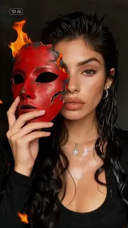 burning mask 