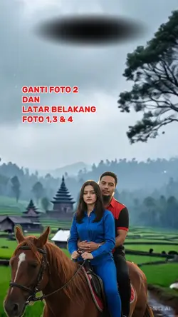 ganti foto dan latar