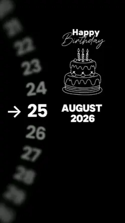 HBD 25 August 