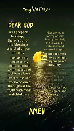 Tonight's Prayer
