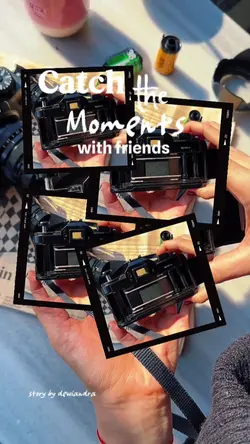 With friends 