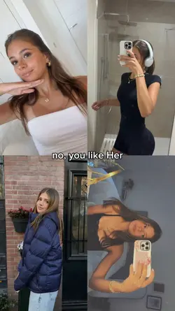 you like her not me