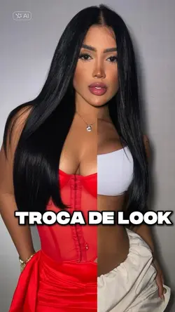 troca de  look 