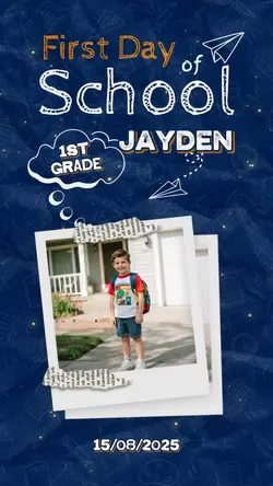 First day of school 