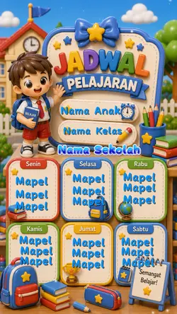Jadwal Pelajaran SD