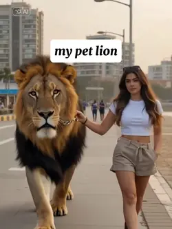 my pet lion