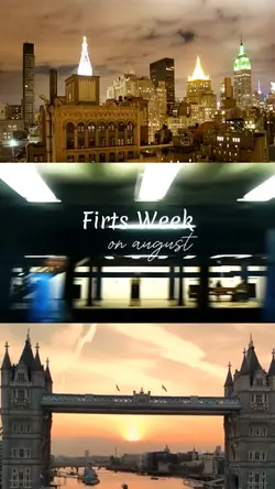 firts week on august