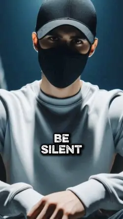 be silent