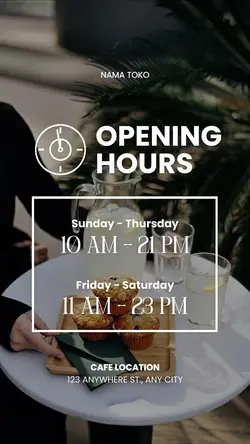 opening hours