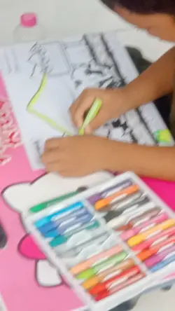 bocil mewarnai