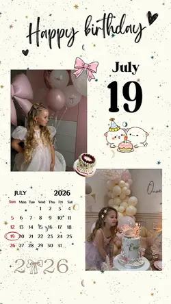 hbd 19 july 2026