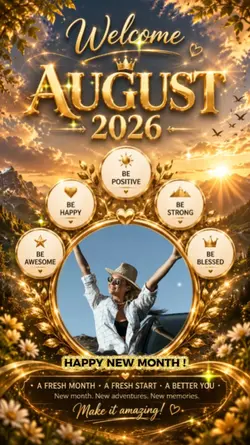 HELLO AUGUST 2026