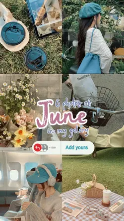 6 photos of june
