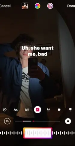 She want me