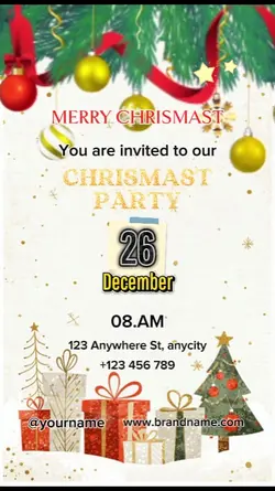 chrismast invitation