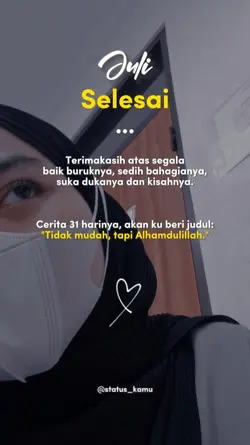 juli selesai 