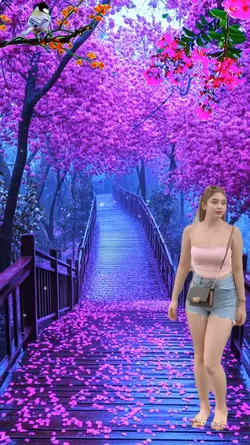 purple tree 